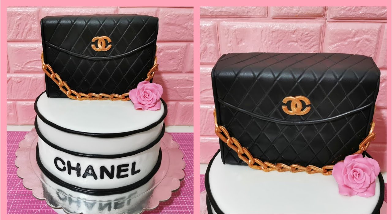 CHANEL BAG CAKE, How to Make Chanel Bag Cake