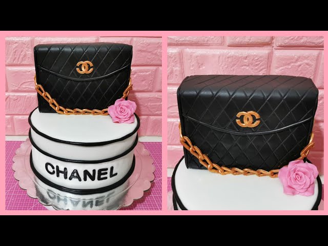 CHANEL BAG CAKE, How to Make Chanel Bag Cake