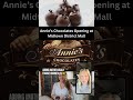 🍫 Annie’s Chocolates is opening next month inside Midtown District Mall in Grand Forks