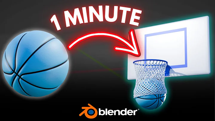 Animate a Basketball Net in Blender in 1 Minute!