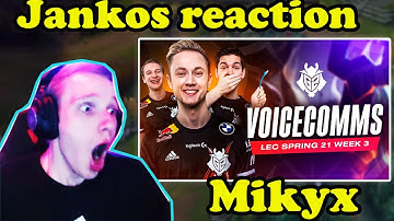 Jankos Reaction mic check G2 LEC week 3 | Good Job Miky, You Died |G2 Jankos stream