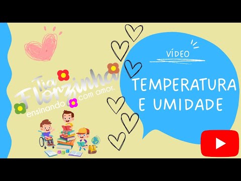 Vídeo: Diferença Entre Temperatura E Umidade