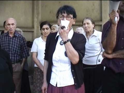 აქცია კრწანისში 17 09 2010 ნანა კახიანი