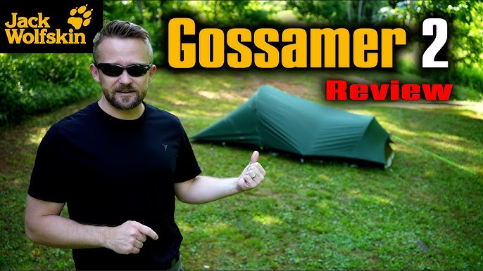 Kampioenschap Neerwaarts Uitputting Jack Wolfskin Gossamer 1 - Solo Wild camp and test of my used, £80 tent |  High Wind | Heavy Rain - YouTube