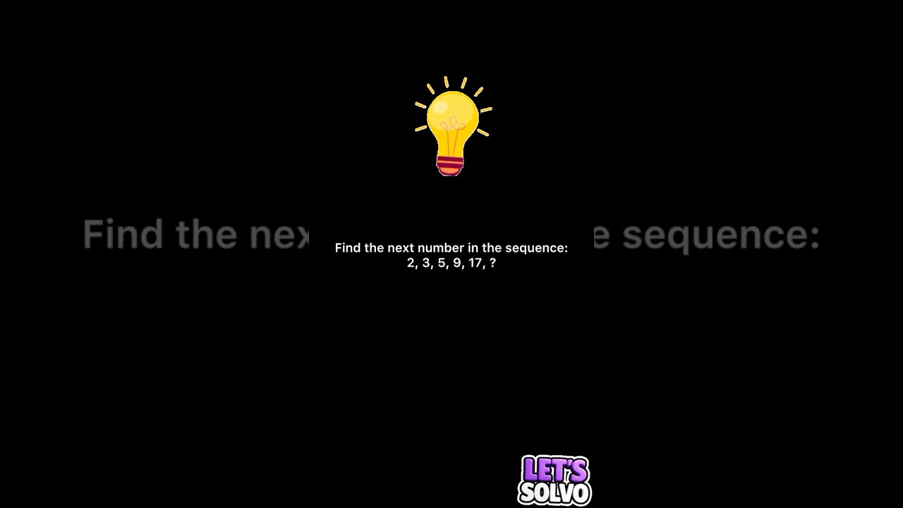 Can You Guess the Next Number in 30s | #wordproblems #mathgames #coolmath Math Puzzle