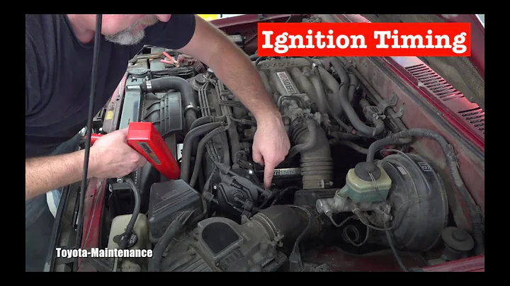 Toyota V6 engine 3VZ-E timing adjustment