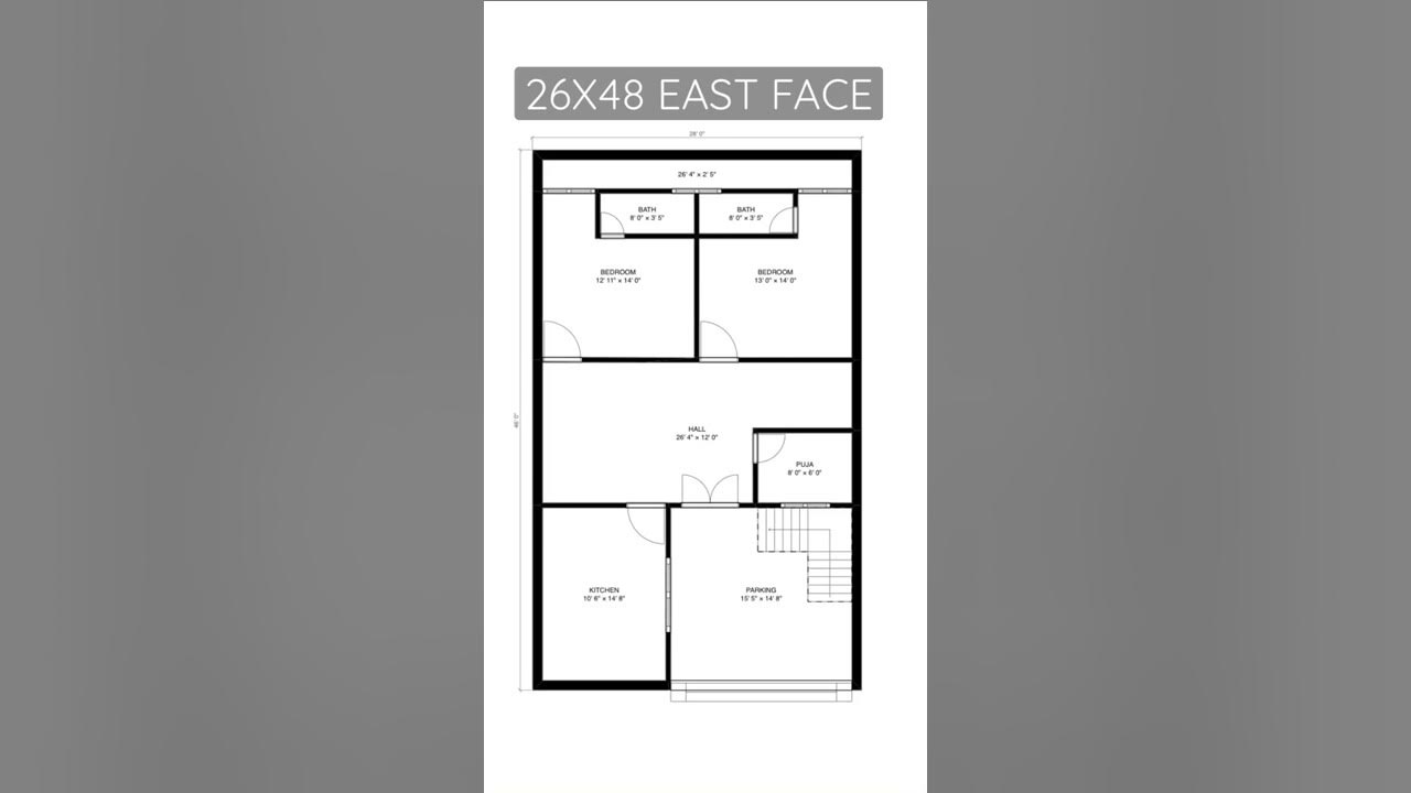 26x48-east-facing-vastu-house-plan-shorts-construction-civilengineering-youtube
