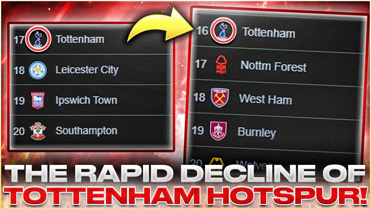 The RAPID DECLINE Of Tottenham Hotspur!