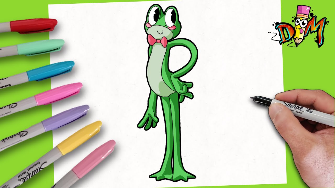 Como Dibujar a Ribbit (The Amazing Digital Circus) How to draw Ribbit ...