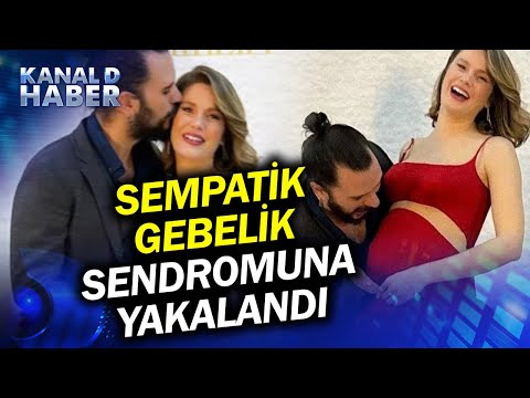 Burcu Biricik'in Eşi Sempatik Gebelik Sendromuna Yakalandı #Haber