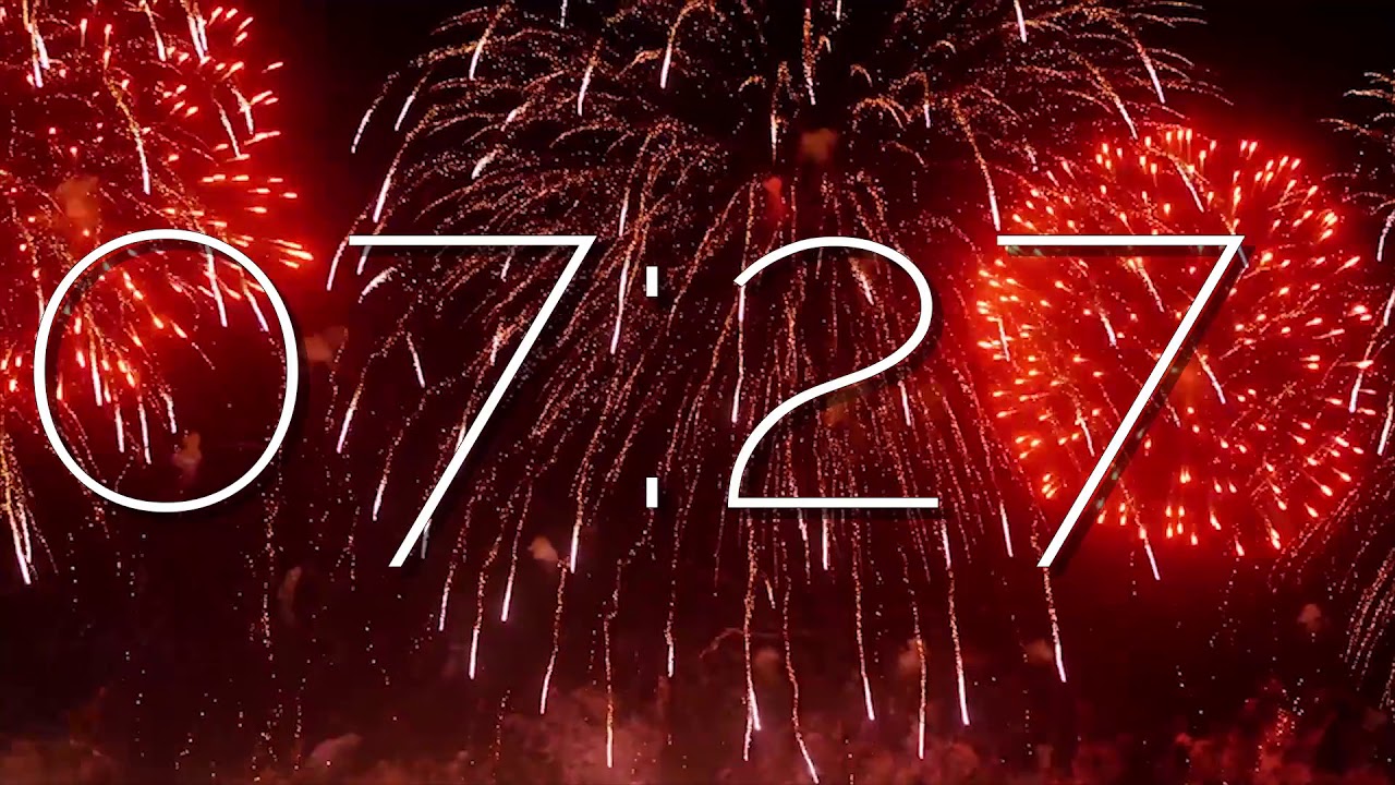 15 Minute Timer with Fireworks YouTube