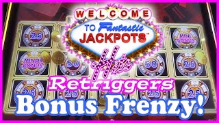 Fantastic Jackpots Huge Win Bonus Frenzy & Retrigger This Slot Was on Fire?