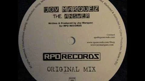 Joy Marquez - The Answer ( Original).wmv