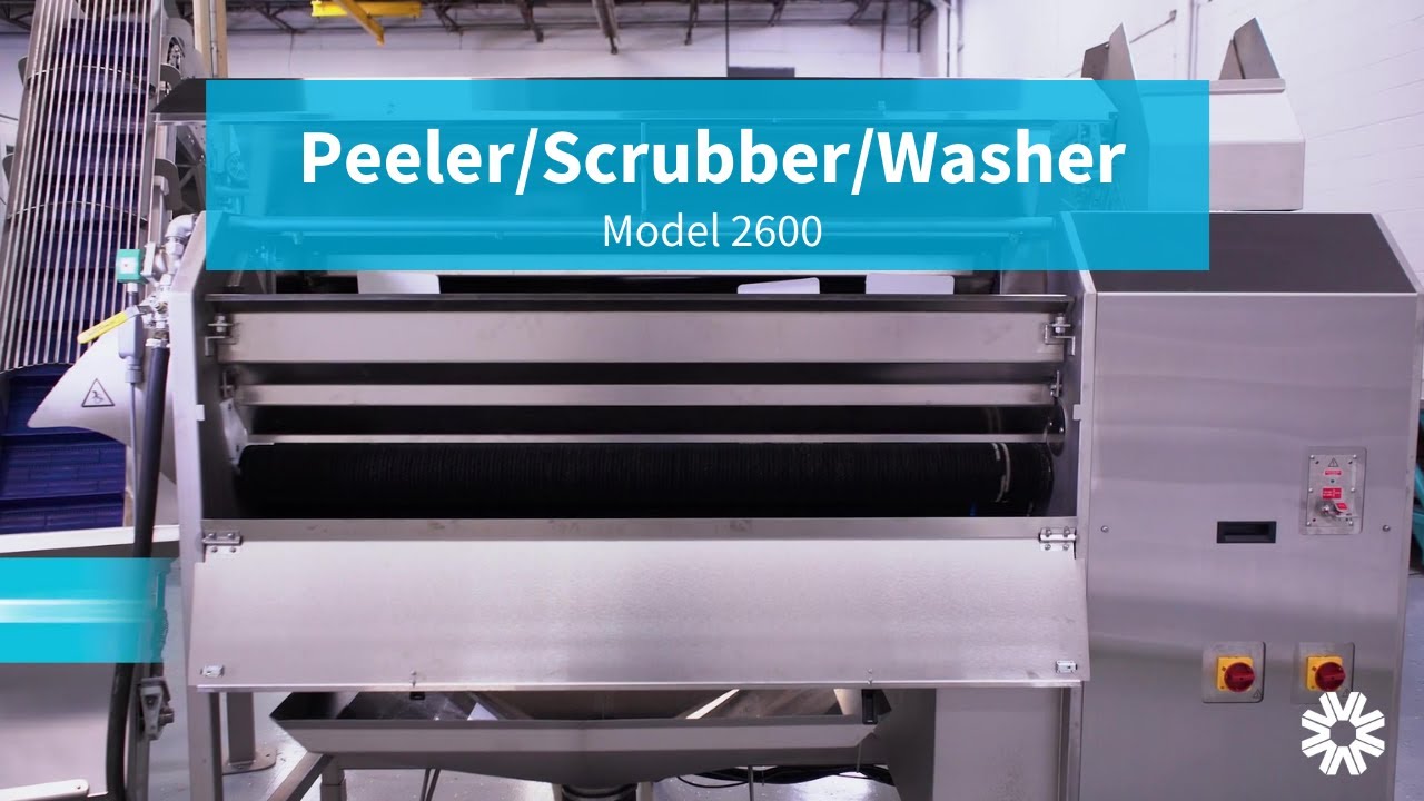 Vanmark Peeler/Scrubber/Washer 2600 Model - YouTube