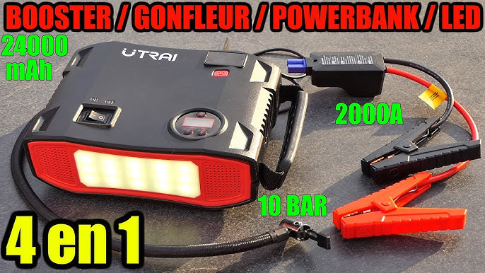 UTRAI 4 IN 1 24000mAh Jump Starter With Air Compressor Jstar 5