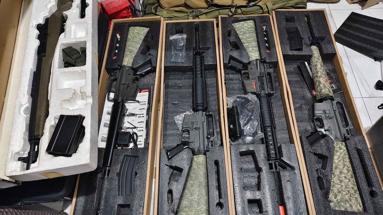 OLD MODEL AIRSOFT RIFLE FOR REPAIR l M16a1 airsoft rifle