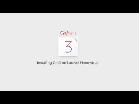 Install CraftCMS 3 with Laravel Homestead