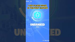 UNRANKED TO WHAT?! FIRST GAME!? #fortnite #gaming #fortniteclips #Ranked #update #newseason #fyp