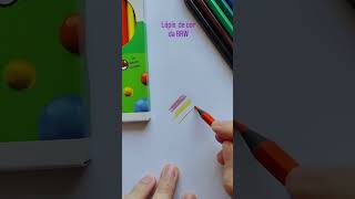 Pen test do lápis de cor da BRW. #amopapelaria #lapisdecor #papelaria #shorts #diy #cute