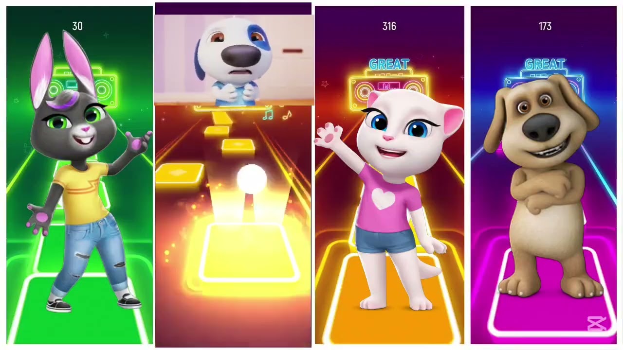 Tom friends vs Tiles hop 