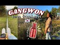 weekend trip to gangwon, south korea vlog // mountain coaster, APRILSKIN giveaway, black in korea