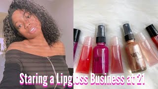 I Started My Own Lipgloss Business In 2020- Denise Elisa