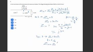 GATE 2010|ECE PYQ|TRANSMISSION LINES|STEP-BY-STEP SOLUTION|25