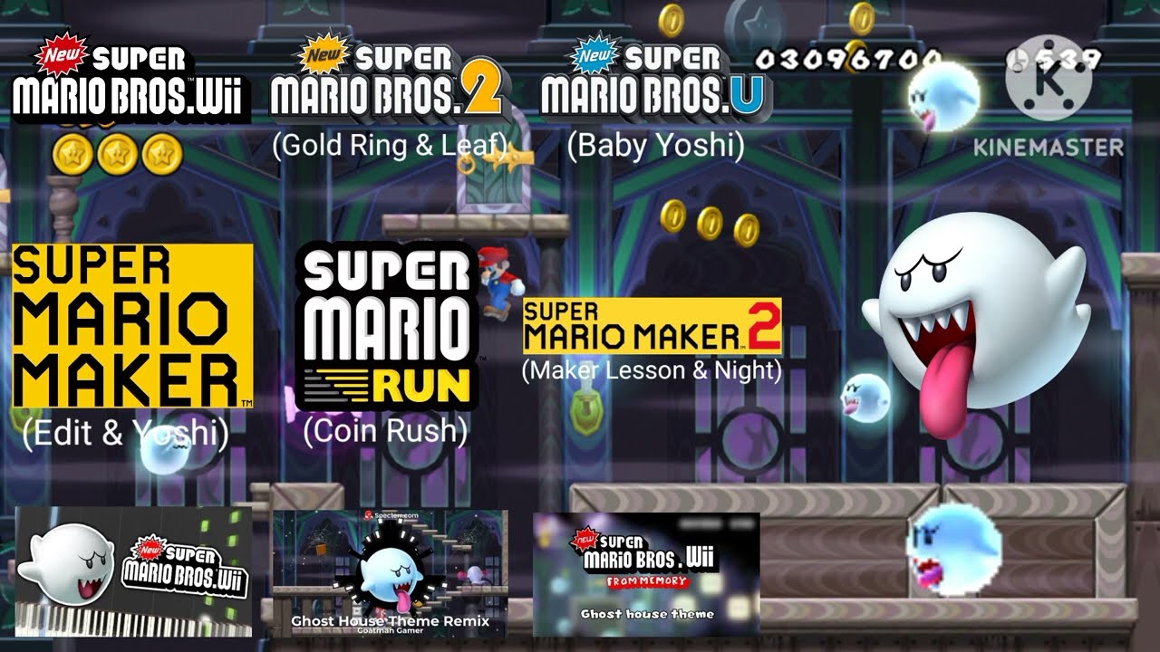 Ghost House New Super Mario Bros Wii/U Remix