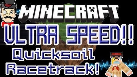 Minecraft Aether Mod SUPER SPEED Quicksoil Sprint Run & Long Jump!