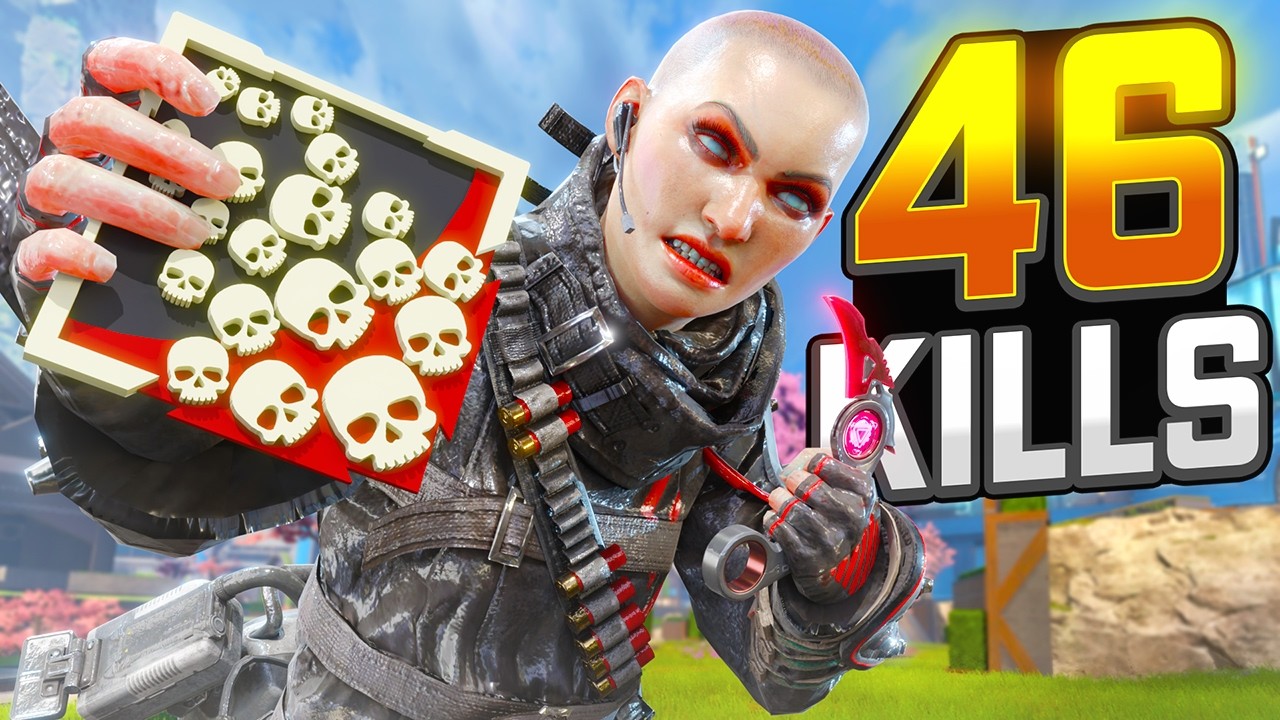 Безумная Рейт, 46 убийств, Apex Legends
