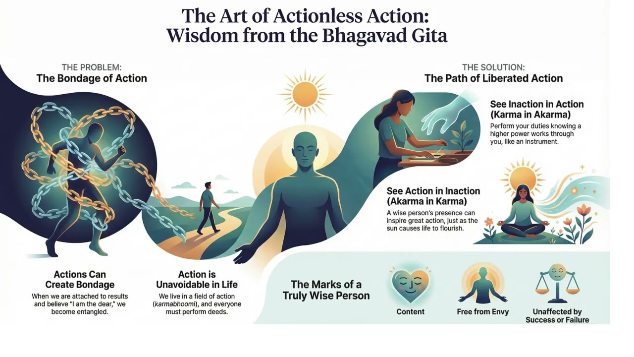 Geeta Gems Ch. 4  Part 2/ 3: Actionless Action