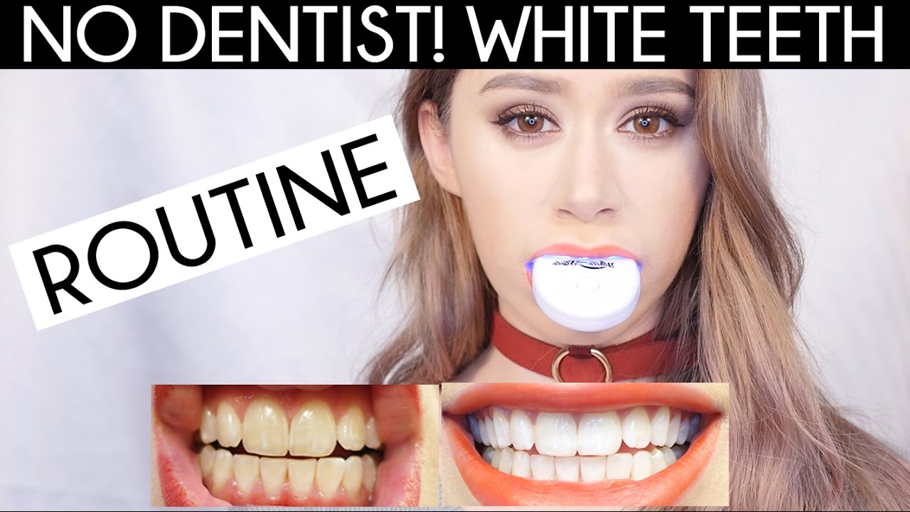 HOW TO GET WHITE TEETH ROUTINE 