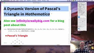Make a Dynamic Pascal's Triangle in Mathematica