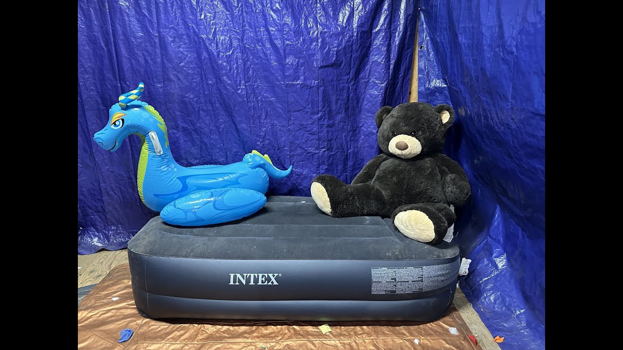 Destruction Stuffed Animals Popping Inflatable Pool Toys PSA YouTube