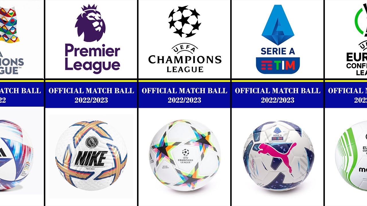 Official Match Ball 2022-2023 For Premier League, La Liga, Serie A,  Bundesliga, Ligue 1, Etc 