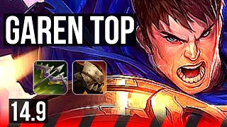 GAREN vs ZAC (TOP) | 8 solo kills, Legendary, 11/3/8, 35k DMG | BR Diamond | 14.9