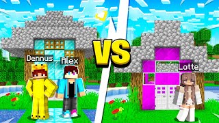 JONGENS vs. MEISJES MINECRAFT BOUW CHALLENGE!