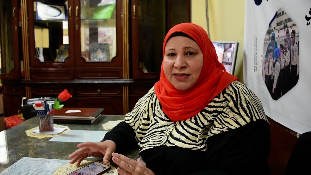 لقاء مع السيدة الفاضلة /مدير مدرسة النور للمكفوفيين بالمنصورة