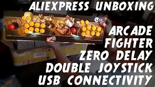 UNBOXING Aliexpress double arcade stick, joystick