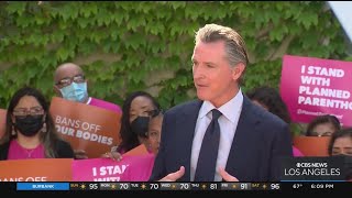 Newsom, Pelosi speak on abortion rights in wake of leaked Supreme Court decision to overturn Roe v.