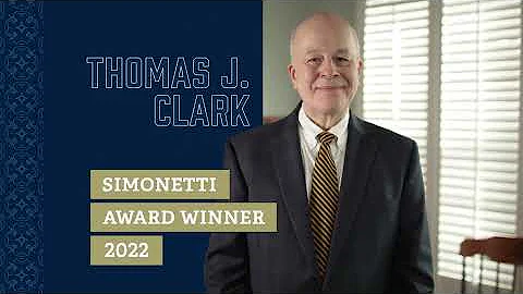 Simonetti 2022 - Thomas Clark '75, '83