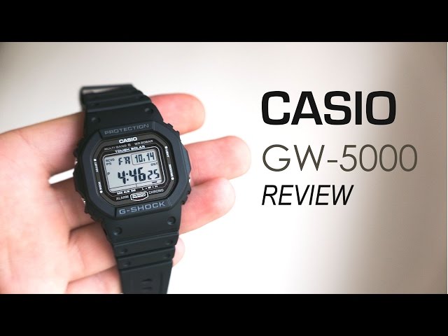 Casio G-SHOCK GW-5000-1JF Review [4K UHD] - YouTube