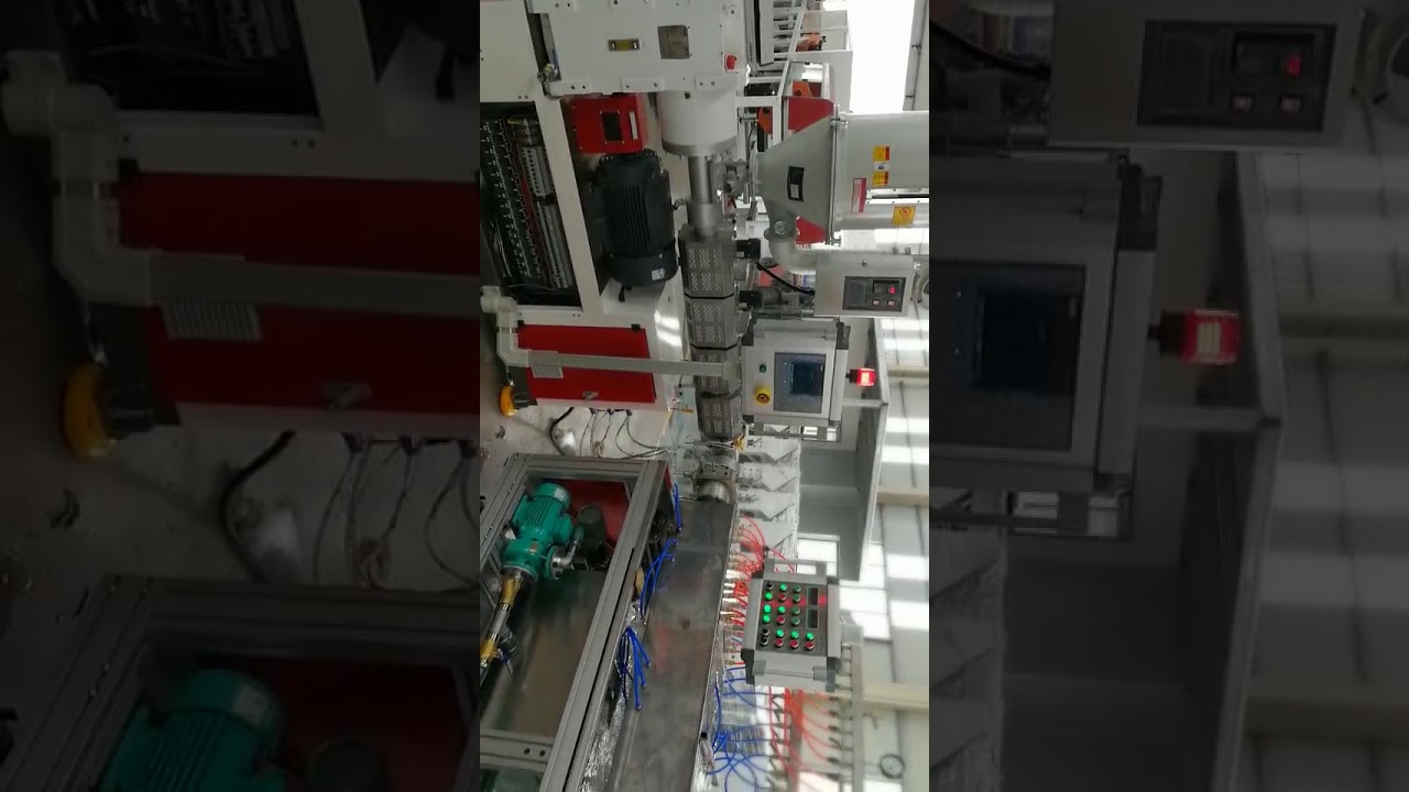 JWEL HDPE K Pipe profile extrusion line  .infzql@jwell.cn