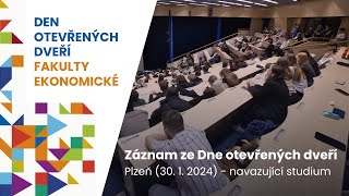 Den otevřených dveří 2024 - navazující studium | Plzeň 30. 1. 2024 | FEK ZČU