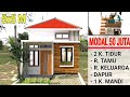 Desain Rumah 5x5 M + 2 Kamar Terlihat 1 Lantai Tapi Dalamnya 2 Lantai, Kok Bisa ya