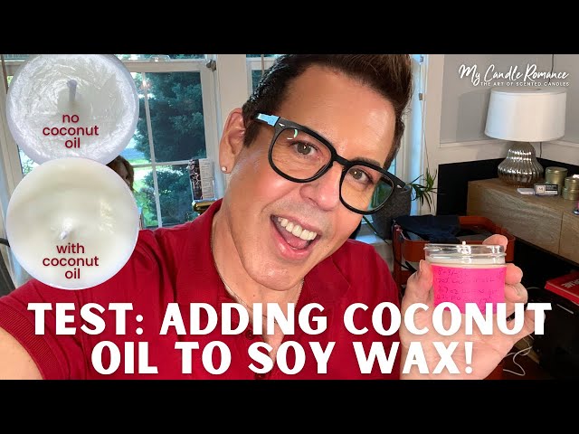 Candle Making for Beginners: Achieving Flawless Tops with Coconut Oil and  Soy Wax 