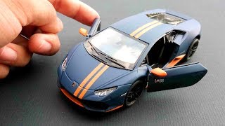 Diecast Unboxing-2018 Lamborghini Huracan LP 610-4 AVIO 1/32 Scale (Matte Blue)