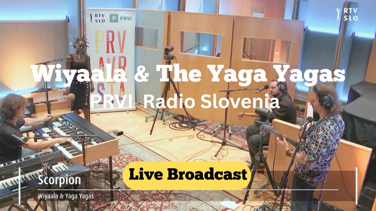 Wiyaala & The Yaga Yagas - Scorpion - live broadcast on Slovenian National Radio