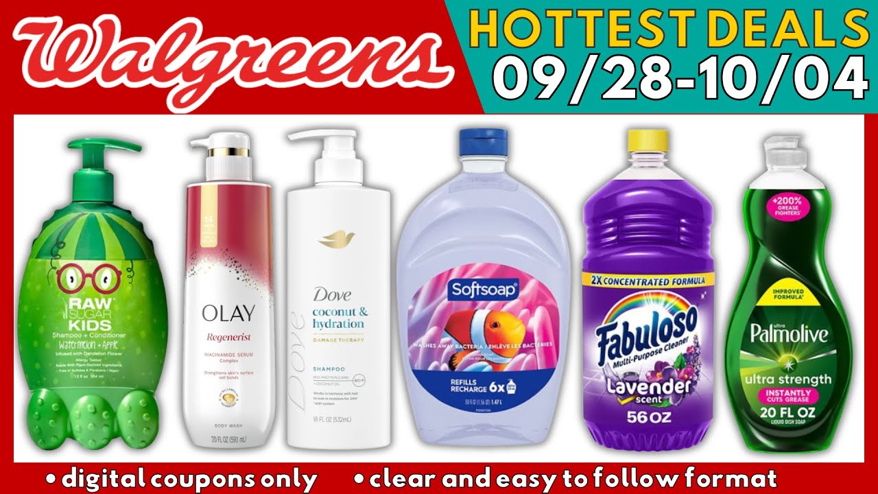 💁🏻‍♀️ Горячие предложения WALGREENS на этой неделе с 28.09 по 04.10 | Только цифровые купоны! 