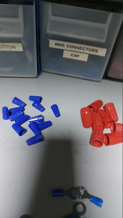 Solderless terminals, terminal lugs and spring connectors for termination of wires. #short